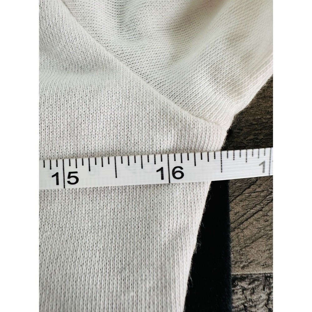 Garage Velour ColorBlock Knit Top Long Sleeve Women's Small White & Black NWT - Picture 6 of 10